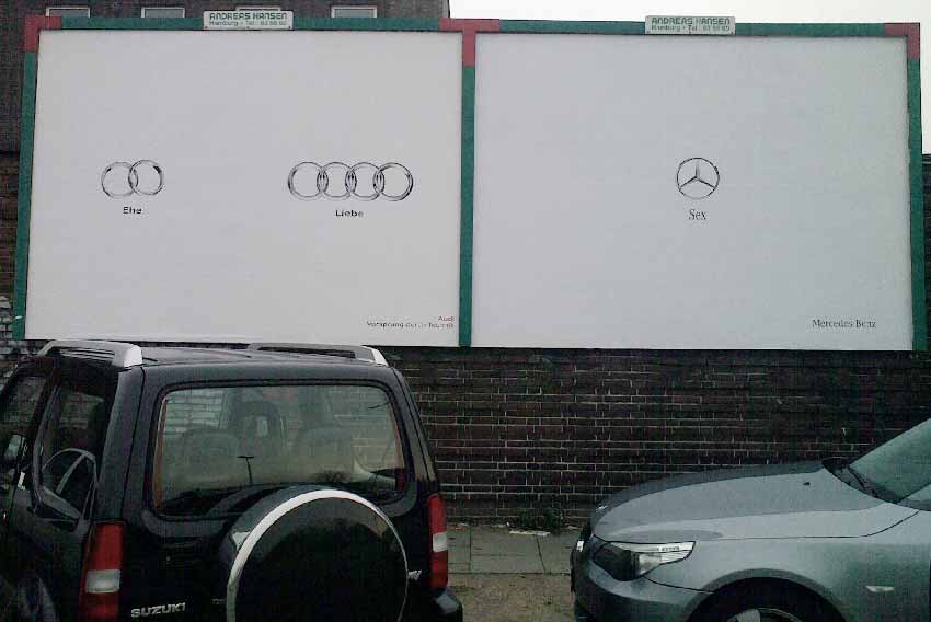 Irreführende oder vergleichende Werbung von 2009 in Hamburg – Foto: Max Heidt